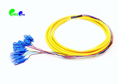 Fiber Optic Pigtail SC SM OS2 9 / 125 OM1 62.5 / 125 OM2 OM3 OM4  OM5 50 / 125 Loose buffer , Tight buffer PVC/ LSZH