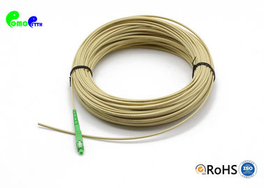 FTTH Drop cable Fiber Pigtail SC APC Simplex G657A1 SM  9 / 125μm 2.0 x 3.0mm With LSZH  For FTTH project