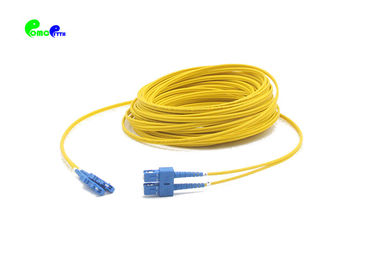 9 / 125μM Fiber Optic Patch Cables , 2.0mm Jacket OD Optical Patch Cord SC - E2000