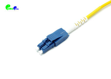 Polarity Switchable Blue Color Uniboot LC / UPC - LC / UPC SM Dual Duplex 3.0 mm Fiber Optic Patch Cord