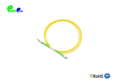 FC APC - FC APC Fiber Optic Patch Cables Simplex Single Mode 9 / 125 2.0mm LSZH Jumper