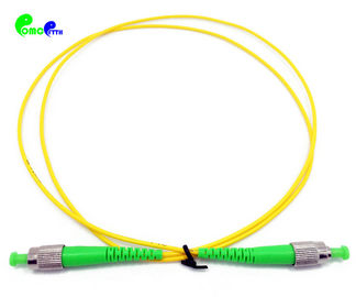 FC APC - FC APC Fiber Optic Patch Cables Simplex Single Mode 9 / 125 2.0mm LSZH Jumper
