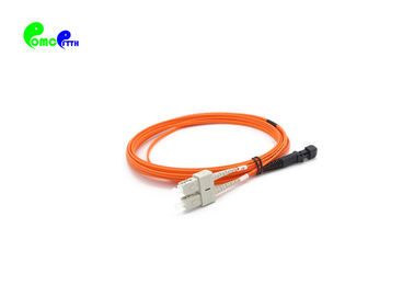 OM2 3M Duplex SC PC- MTRJ PC 50/125 Fiber Optic Patch Cables LSZH 2.0mm Orange ZipCord Optical Patch Cord
