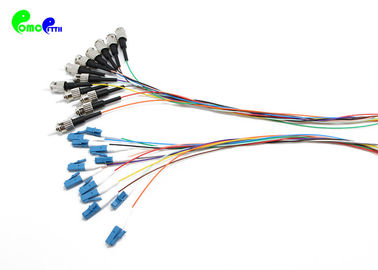 24F 0.9mm Pre-terminated cable ST UPC - LC UPC 9/125μm Single Mode Mini Breakout Fibre Optic Patch Cable