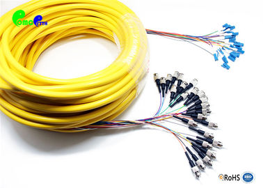 24F 0.9mm Pre-terminated cable ST UPC - LC UPC 9/125μm Single Mode Mini Breakout Fibre Optic Patch Cable