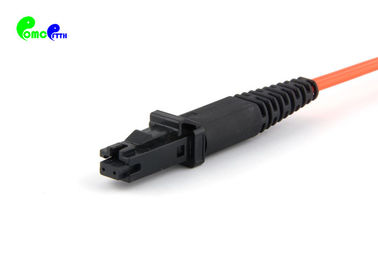 OM2 5M 50 / 125μm 2.0mm SX MTRJ Female - MTRJ Female Fiber Optic Patch Cable With PVC Orange Jacket