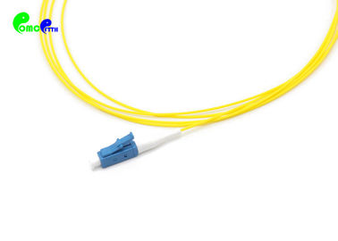 900um Simplex LC UPC Optical Fiber Pigtail Loose buffer easy to strip With 2M LSZH Yellow