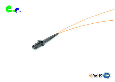 MTRJ Fiber optic Pigtail  0.9mm OM1 62.5 / 125μm  With G651 Orange LSZH Jacket