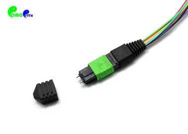Fanout 0.9mm MPO Trunk Cable MPO Male to LC UPC SM 12F 12 Color Cable LSZH Multifunctional Senko