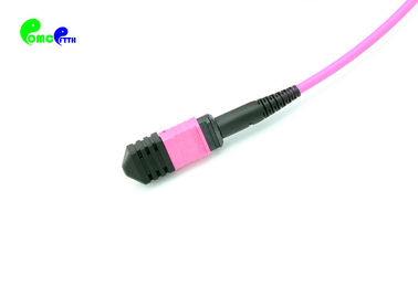 MPO Trunk Cable OM4 24F MPO Female to MPO Female 50 / 125μm High Density Low Loss 0.35dB Type A Keyup - KeyDown polarity