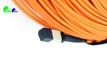 Elite MTP Trunk Cable 12F OM2 MTP Female - MTP Female OM2 50 / 125μm 3.0mm OD cable  Type B Orange LSZH