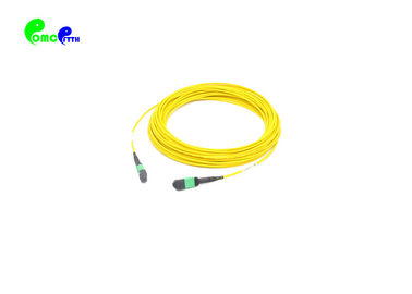 MTP Trunk Cable 12 Fibers Elite MTP female to MTP female 3.0mm LSZH Yellow cable 3.0mm 20M Type B