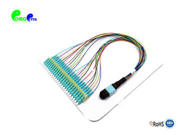 Fanout 0.9mm MTP male - LC Cable OM4 24 Fibers  30cm  For MPO / MPO - LC cassette / panels