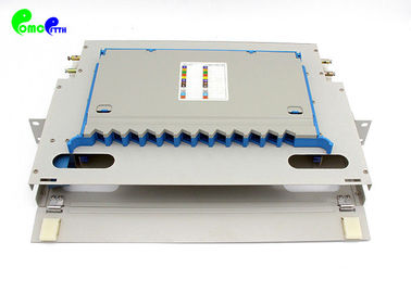 19" 1U Rack Mount ODF Patch Panel Optical Splicing Fiber Optic Patch Panel