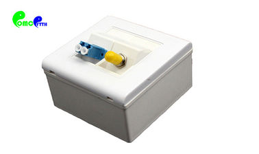 Fiber Termination Box 2 Cores SC / FC / ST / LC Adapter With White Color ABS plastic Material