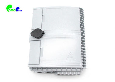 12 Cores Fiber Termination Box Wall Mounted Outdoor Lockable IP55 ABS Material