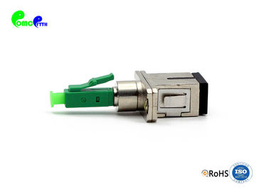 SC UPC Female - LC APC Male Simplex Hybrid Fiber Optic Adapter / Connector Low Insertion Loss