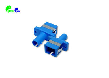 Fiber Optic Adapter SC UPC Female - ST UPC Female SX With Blur Color Plastic Hybrid