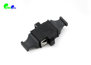 Fiber Optic Adapter MTP Standard footprint Key-up Key down One -Piece Plastic Black With Full Flange