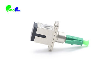 SC Female to LC Male Simplex 9 / 125μm Fiber Optic Adapter Coupling With Metal Material