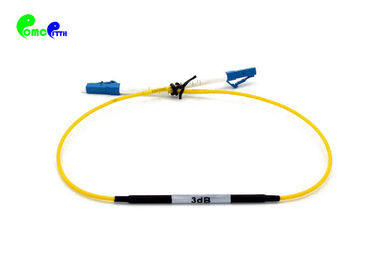 Optical Fiber Attenuator 9 / 125μm 5dB LC UPC Simplex 2.0mm Patch Cord Type