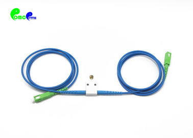 Optical Fiber Attenuator Precision Polishing Inline Fully Compatible With SC APC Connect 2.0mm Blue Cable