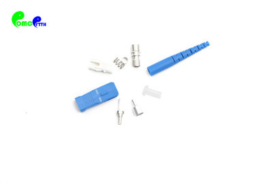 SC UPC Simplex 2.0mm Blue Fiber Optic Connectors Meet UL94-V0 Flammability Requirements