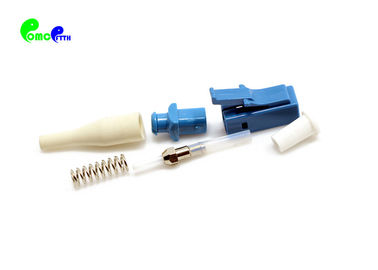 Optical Fiber Connectors LC UPC Simplex 0.9mm Blue Portable Wide Operating Environment Temperature