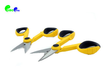 Yellow Indoor Fiber Optic Tools Fiber Optic Scissors / Cutter For Cable's Kelvar Cut