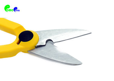 Yellow Indoor Fiber Optic Tools Fiber Optic Scissors / Cutter For Cable's Kelvar Cut