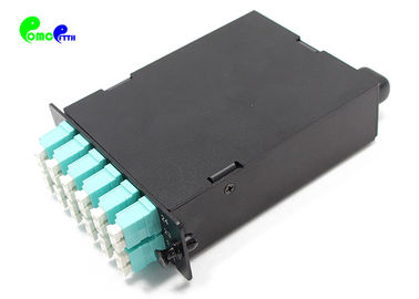 Rack Mounted MPO Cassette Patch Panel OM3 0.9mm With CRS Cold Rolled Steel