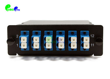12F HD MTP To LC Cassette Duplex 12F SM Type A For Rack Mount MPO / MTP 4 Slots Patch Panel