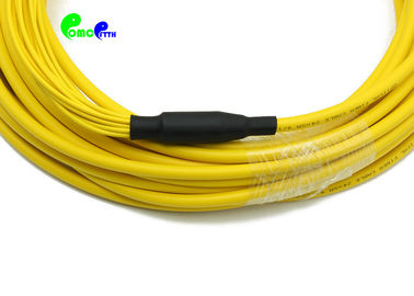 1310nm 24F LC UPC SM Fanout Fiber Patch Cord Pre Terminated