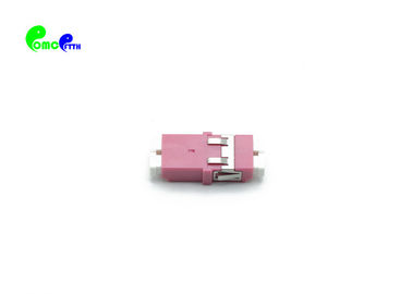OM4 LC Magenta SC Footprint Optical Fiber Adapter Ceramic Sleeve