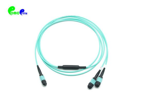 100Gbps 24F 50/125 OM3 LSZH MPO Optical Patch Cord
