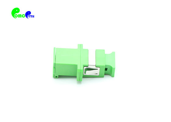 Ceramic Sleeve Flangeless SC APC Fiber Optic Adapter