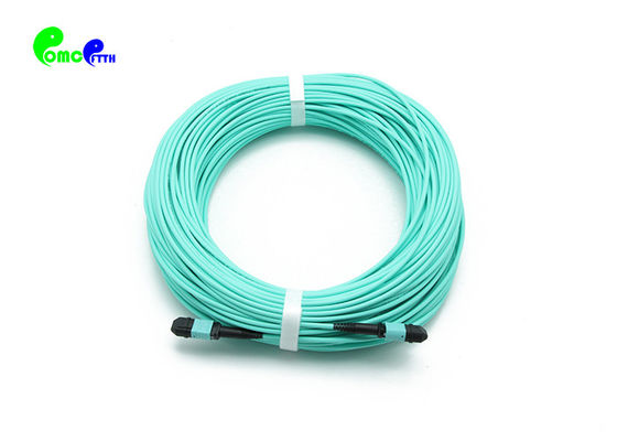 12F Female To Male MM OM3 3.0 LSZH Aqua MPO Trunk Cable 70N