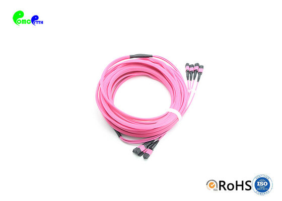 Female 50/125 LSZH OM3 48F 96F MPO MTP Trunk Cable