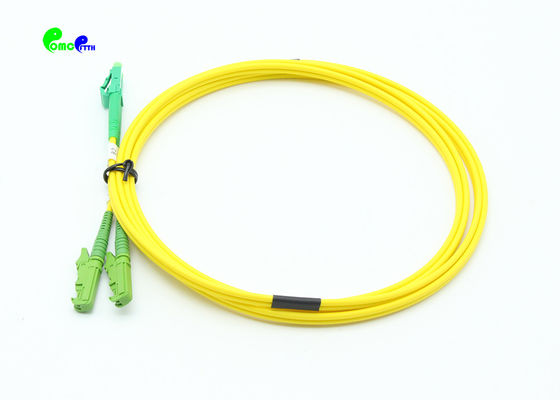 FTTH Singlemode Duplex E2000 Fiber Optic Patch Cable APC 3.0mm Optical Jumper