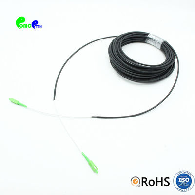 10m FTTH Fiber Optic Patch Cables Simplex SC APC 4.6mm Waterproof