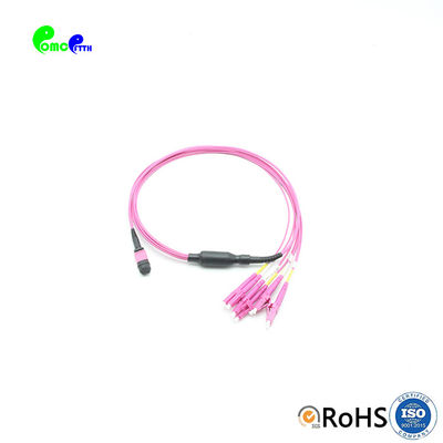 1m 1300nm Mpo Patch Cord Om4 Fiber Patch Cables LC UPC Duplex