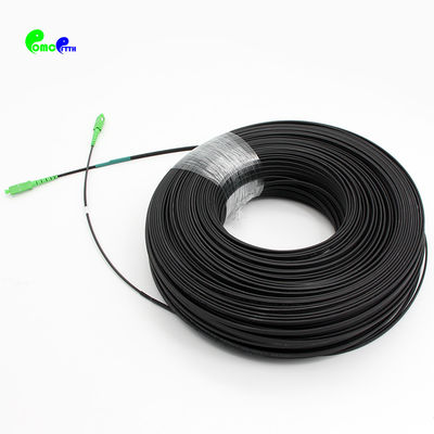 G652D FTTH Fiber Optic Patch Cables Aerial Self Supporting Drop Cable