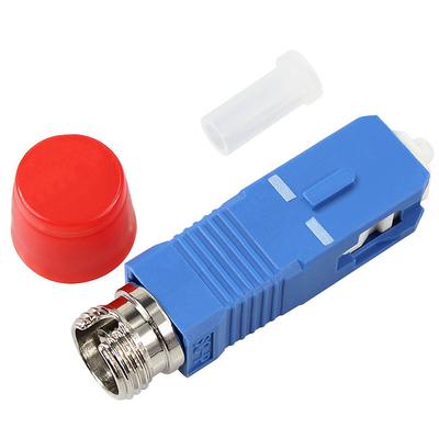 Simplex Coupler Single Mode Fiber Optic Adapter SC Male To FC Female