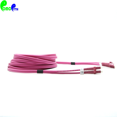 FTTH Product Multiple Mode OM4 Patch Cable LC To LC Low Insertion Loss
