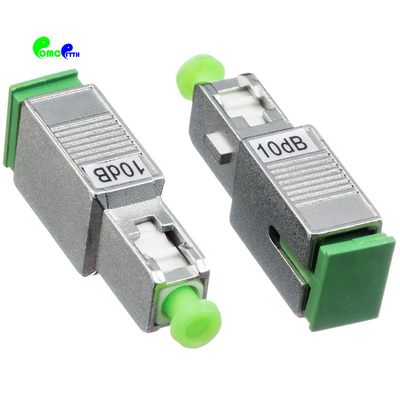 SC UPC Metal Plastic Fiber Optic Attenuator 30dB VOA Optical Fixed Attenuator