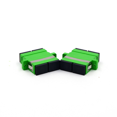 Singlemode Duplex Fiber Optic Adapter SC APC Fiber Coupler Green Midcoupler