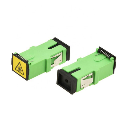 SM Fiber Optical Adapter Singlemode Simplex SC Fiber Coupler SC APC Midcoupler Green