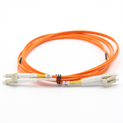 Duplex Multimode Fiber Optic Patch Cord 62.5 / 125 OM1 LC UPC - LC UPC