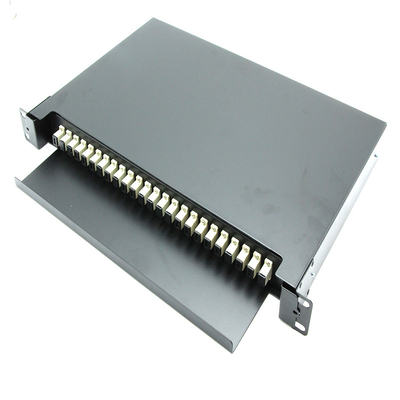 V2 Type Slide Rail Rack Mount Patch Panel Full Loaded Easy Install